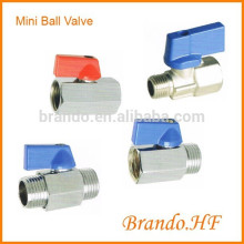 Zinc Alloy Chrome Plated Male Female or Female Female Thread Mini Ball Valve